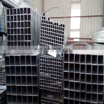 building material square and rectangular pipes galvanized steel square tube