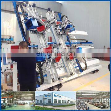 PVC windows doors fabricating equipment with CNC auto welder