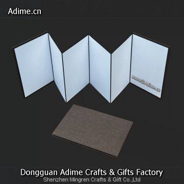 4x6 5x7 6x8 Leather Linen DIY Self Mount Accordion Photo Book Album photo-3