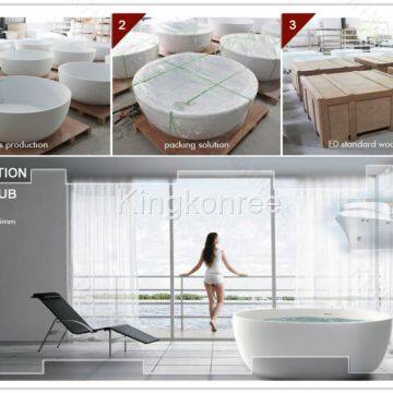 high end solid surface bathtub from factory KKR
