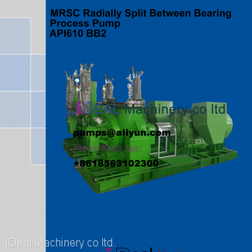 17-API610  BB2 MRSC  Радиально-разъемные технологические насосы одно- и двухступенчатые с расположением колеса между подшипниками