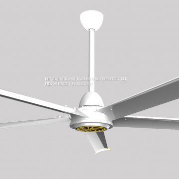 Luoyang Xiucheng Fan 24FT(7.3M) HVLS 5 Magnalium Blades Large Silent Ceiling Fan / Adjustable Ceiling Fan photo-4