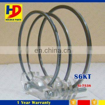 S6K Engine Parts 34317-19011 5I-7538 102mm Piston Ring