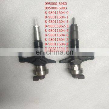 095000-6980 095000-6983 095000-6100 Common Rail Injector for 8980116040 8980116045