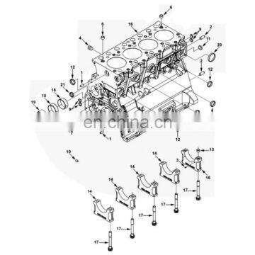 4D95 B3.3 Qsb3.3 Engine Cylinder Block C6204211513 5254546 C6205231300 3975207 6204-21-1503 C6204211503 6204-21-1504 C6204211504 photo-4