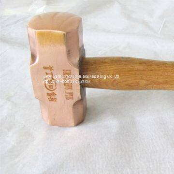 Non Sparking Tools Sledge Copper Hammer Wood Handel photo-3