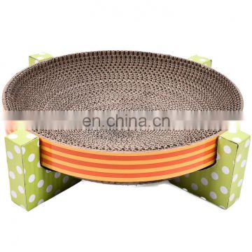 Manufacture Sale Customized Corrugated Turbo Scratcher Cat Scratcher Toy