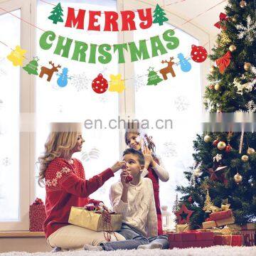 Hot Selling Flags Party Bunting Custom Printed Felt Flag Banner photo-3