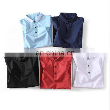 China clothing factory OEM 100% Polyester Short Sleeve Men's polo shirts