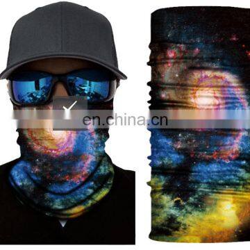 Magical Multi Funtion Starry Sky Galaxy Pattern Neck Gaiter Face Mask Guard Tube Neck Tube Bandana photo-4