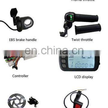 CE Approved Golf Cart Full Kits 15 Inch Brushless Geared Hub Motor Wheel 250W 350W