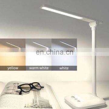 Amazon 2020 Hot-selling Single Fold Led Desk Lamp With Sensitive Touch Buttons photo-4