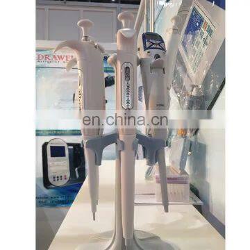 Adjustable Plastic Material Single Channel Round Holder Pipette Stand