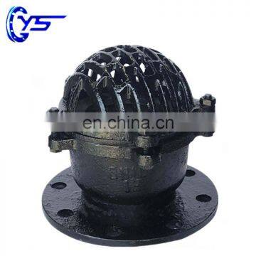 4 inch Cast Iron Hydraulic Man Foot Valve For Water Pump