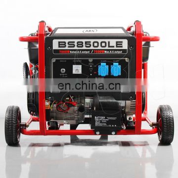 BISON CHINA BS8500 192F 18HP 8.5kw Generator Price Air Cooled Remote Start Gasoline Generator 8500w