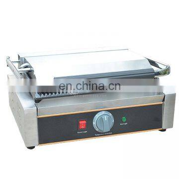 Commercial Sandwich Panini Press Grill Full Grooved Plate Electric Contact Grill Commercial Panini Press photo-4