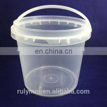 Food Grade Containers Plastic Pail White Bucket 5L photo-2