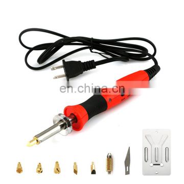 FRANKEVER electric heating soldering iron 6 TIPS kit wood pyrography kit woodburning pen