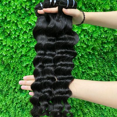 KHH 100% Raw Indian Hair Bundles, 12A Wholesale Remy Human Hair Extensions,Unprocessed Curly Bulk Virgin Indian Hair Vendors