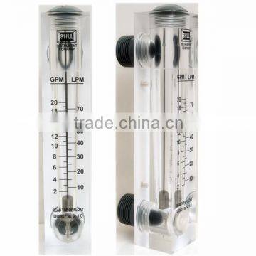 acrylic panel water flow meter types