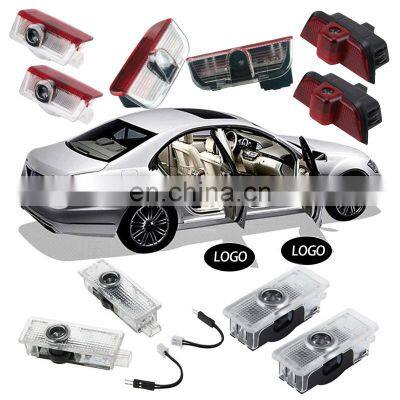 Auto Parts Door Led Welcome Light for BMW E90 F20 Mercedes Benz W212 W166 Audi A3 A5 Golf 4 Polo 4 5 6 German Car