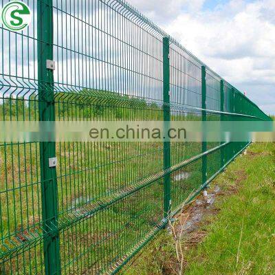 Garden Powder coating metal fence Welded segment 3D fence panels for sale