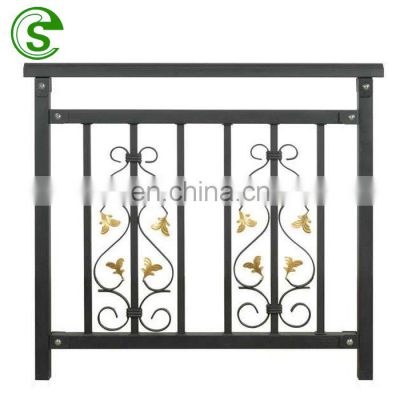 Simple porch handrail deck railings iron railings for balconies