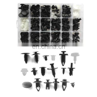 415pcs Plastic Car Door Trim Clip Bumper Rivet Screw Panel Push Fastener Set Box