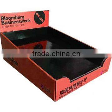 High quality cigarette counter display/high quality pizza cardboard counter display