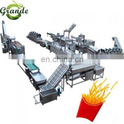 80-100Kg/h Fresh French Fries Making Machine Production Line