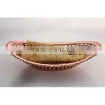 COPPER CHAPATI HOLDER (OVAL BREAD BASKET)