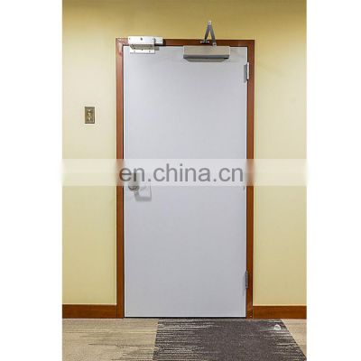 Residential fireproof 2 hour fire rated steel door