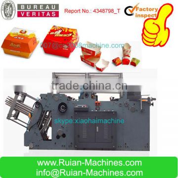 carton erecting machine/hamburger box erecting machine with CE standard