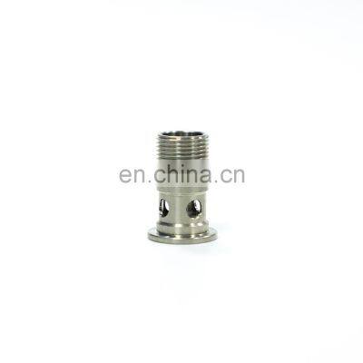 CNC turning aluminum grey anodized ball pen nib component turing machining parts