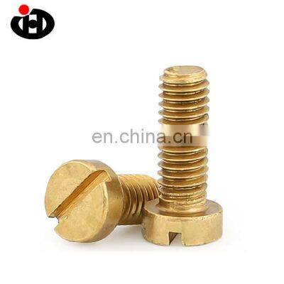 Hot Sale  Pan Head Slotted Brass machine Screws Copper Fitting Part Machine Screw