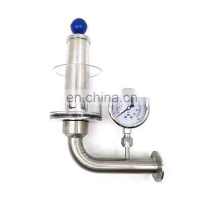 316l  Sanitary adjustable Spunding Valve Exhaust Valve  for beer kegs