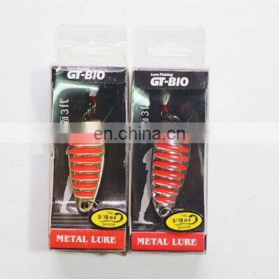 GT-BIO Metal Fishing Lures Hard Lures Horse Mouth Sequins Luya Jigging Spoons Fishing Big Lure photo-5