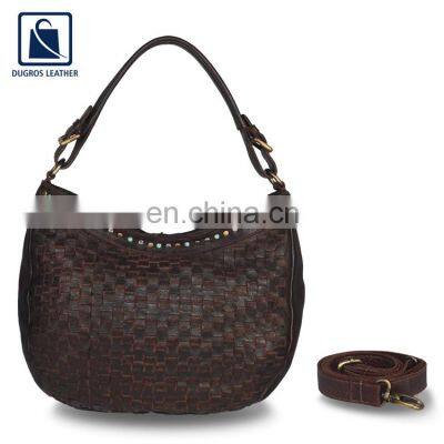 Stylish Fashion Wholesale Genuine Leather Handbag for Women