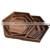 Wooden tray hexagonal household creative storage tray dessert plate dinner plate