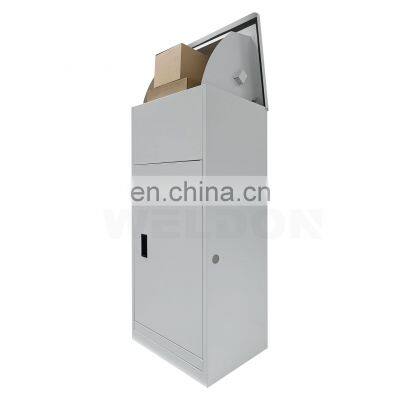 Combination Code Lock Parcel Box Product metal outdoor parcel delivery box  Freestanding Locking Parcel Drop Box