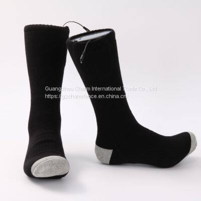 Heating Socks Charging and Heating Foot Warming Artifact Long Tube Electric Heating Socks Cold Resistant Warm Keeping Electric Socks photo-2