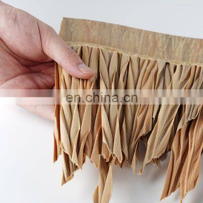 Fast Delivery Flat Flat Synthetic Thatch Artificial Thatch Roof For Roof