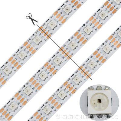 Addressable RGB SK9822 APA102 144led/m 5m/roll DC5V LC8822 RGB IC led strip