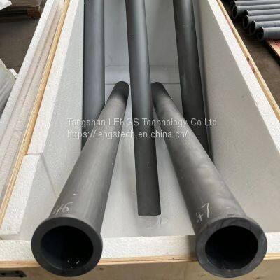 SiSiC Radiant Tubes, Silicon Carbide Ceramic Tubes, RBSiC Protective Tubes photo-2