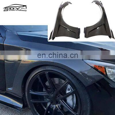 Q50 Carbon Fiber Sport Car Front Side Fender For Infiniti Q50 Premium Sedan 4-Door 2014-2020