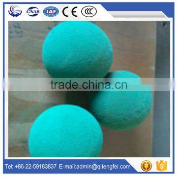 Advanced equipment produce Dn125 concrete pump spponge rubber cleaning ball