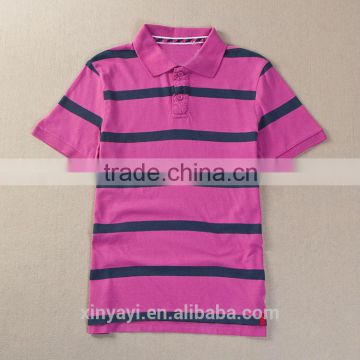 Wholesale Yarn Dyed Cotton Mens Custom Polo Shirt