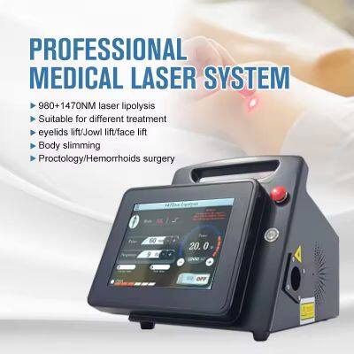 Professional Facial Slimming Face Lift Anti-Aging 1470 Diode Liposuction Machine 1470nm Laser Endolifting Lipolysis photo-3