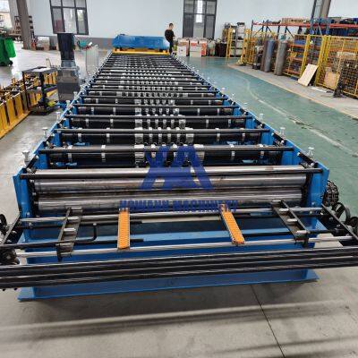 High Quality Full Automatic Steel Silo Granary Corrugated Panel Making Roll Forming Machine photo-3