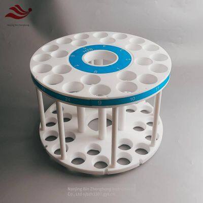 Custom-made Corrosion-resistant Microwave Digestion Instrument Turntable With 24 Positions, Ptfe Rotor Suitable for 100ml Digestion Tanks